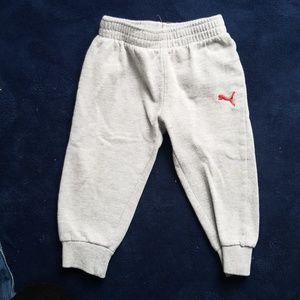Boys puma sweatpants